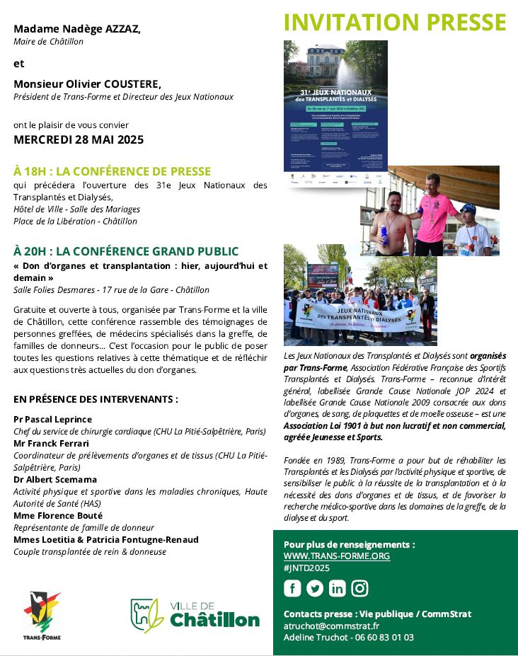 INVITATION PRESSE