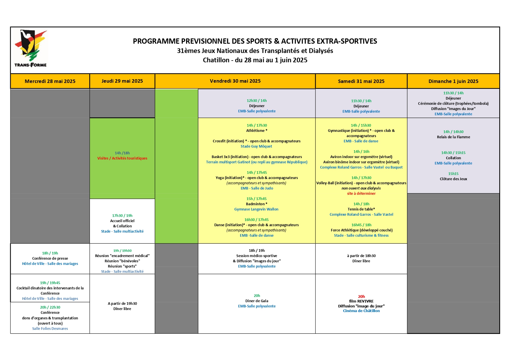 JNTD2015 Programme previsionnel des sports et activites extra sportives page 0002